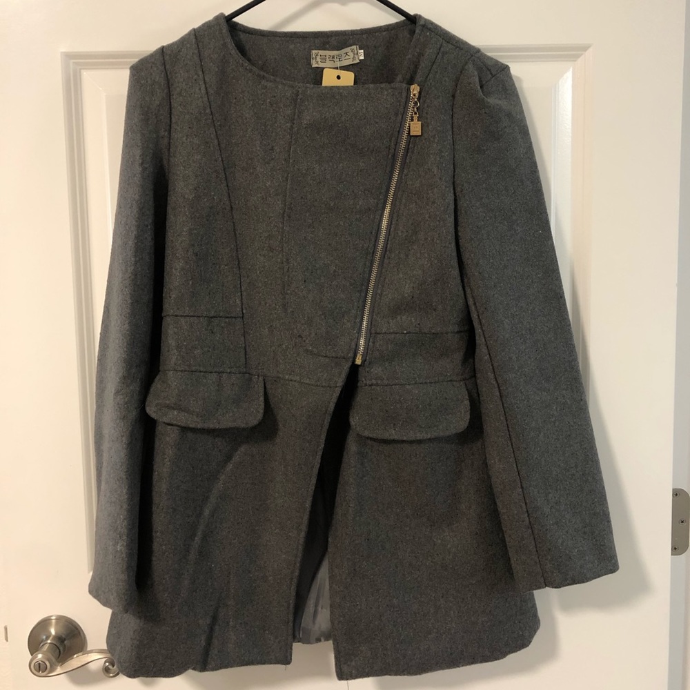 Gray coat